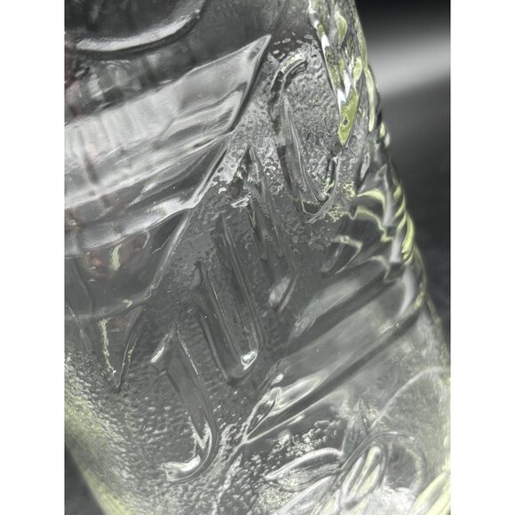 Vintage Hazel Atlas Juice / Milk Jug Vase Square Pressed Glass - Picture 9 of 12